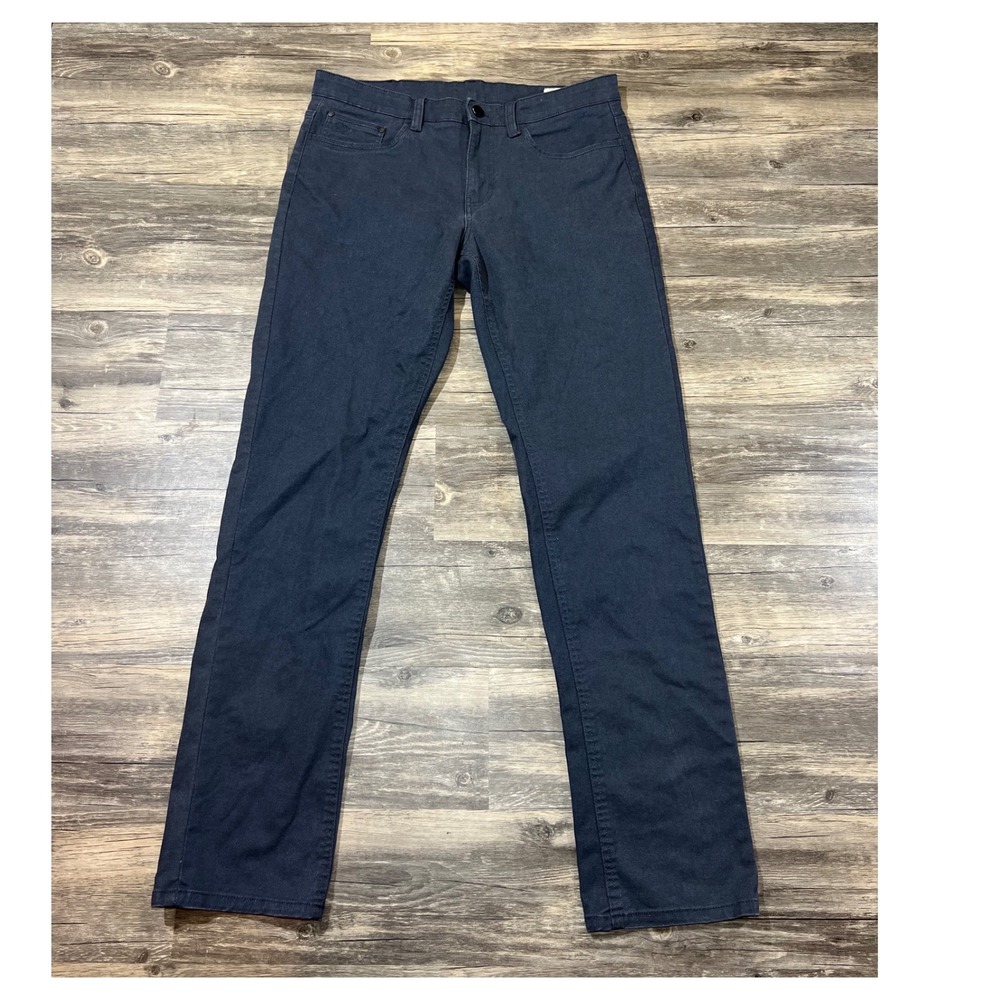 English Laundry Men's‎ Dark Navy Twill Pants 32x34 Casual Trousers Relaxed Fit